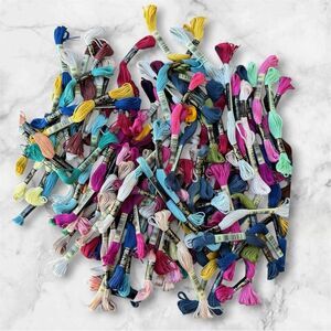 DMC 6-Strand Embroidery Cotton Floss Lot of 100 Assorted New